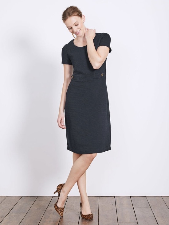 Boden Dresses & Skirts - Boden Cordelia Ottoman Navy Blue Dress Size 12L
